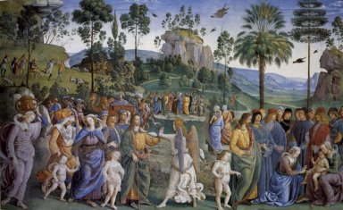 Reis van Mozes en besnijdenis van haar Tweede Kind 1483