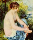 Petite Nude In Blue 1879