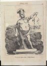 Projekt, um eine Statue Um Odilon Nimrod anheben