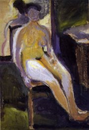 Sittande Kvinna Nude