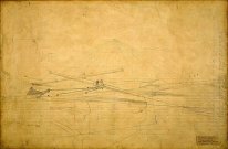 Perspective Drawing for The Biglin Brothers Turning The Stake