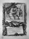 Grabado Frontispiece a la primera a la manera de Prisiones Top