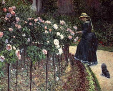 Roses In The Garden Di Petit Gennevilliers