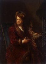 Portret van Johann Melchior Dinglinger