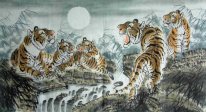 Tiger - Lukisan Cina