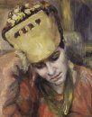 Retrato Da Mulher Nova Com Kokoshnik 1892