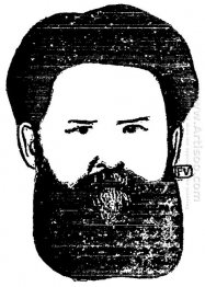 Stående av ryska författare Vladimir Galaktionovich Korolenko