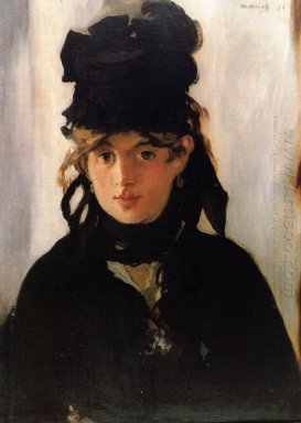 Berthe Morisot med en bukett violer 1872