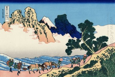 The Back Of The Fuji Dari Minobu Sungai