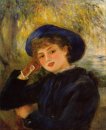Mademoiselle Demarsy kvinna stödd på sin Elbow 1882