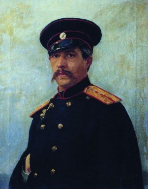 Portret van een militaire ingenieur Captain Een Shevtsov Broer V