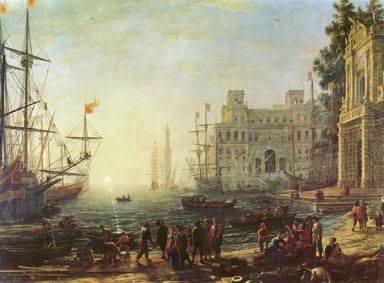 Puerto con Villa Medici 1637