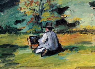 A Painter At Work 1875