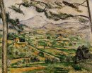 Mont Sainte Victoire Con gran pino 1887