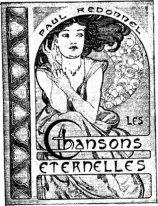 cubierta para el libro s canciones atemporales de paul redonnel