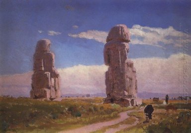 Colosses Memnon statue d\'Amenhotep III