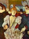 Goule Öppnar Moulin Rouge med två kvinnor