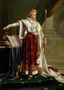 Napoleón I en trajes de la coronación