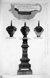 Perfis e secções do navio acima