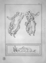 Dua Bacchantes Dancing