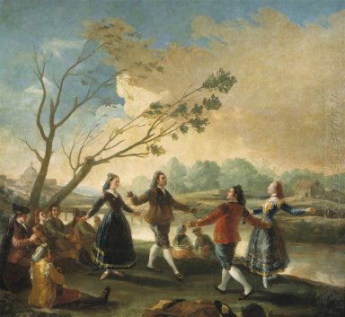 Danza de los majos, a orillas del Manzanares 1777