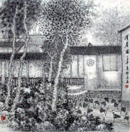 Bangunan - Lukisan Cina