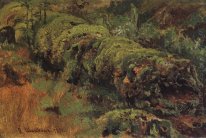 Madera podrida cubierta de musgo 1890