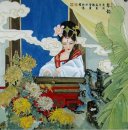 Beautiful lady-Chinese Painting