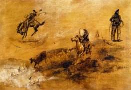 Bronco Busting. Na condução