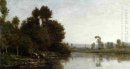 Les rives du fleuve 1863