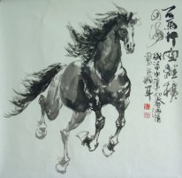 Horse - Pittura cinese