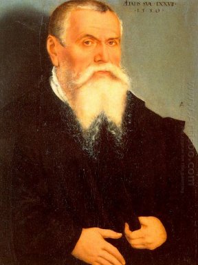 Автопортрет Лукас Кранах Старший 1550