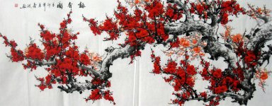 Plum Blossom - peinture chinoise