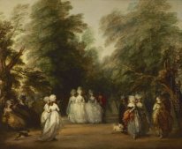 Le Mall à St James S Park 1783