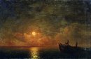 Moonlit Night Wrecked Ship 1871