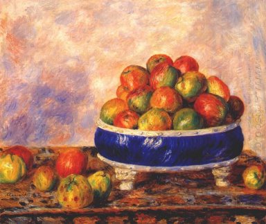 Manzanas en un plato 1883