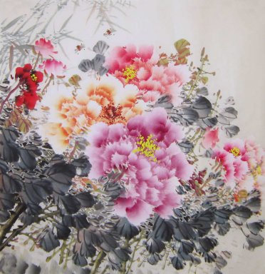 Peony - Pintura Chinesa