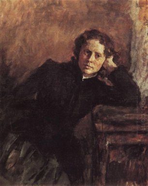 Con la finestra Ritratto di Olga Trubnikova 1885