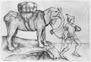 L'éléphant et son entraîneur