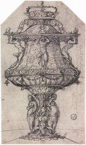 Design för en tabell Fountain With The Badge Of Anne Boleyn