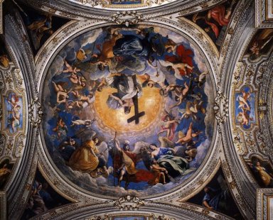 Christus im Ruhm Zwischen den Engeln und Erzengeln 1621