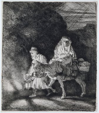 La fuga in Egitto Un Pezzo Notte 1651