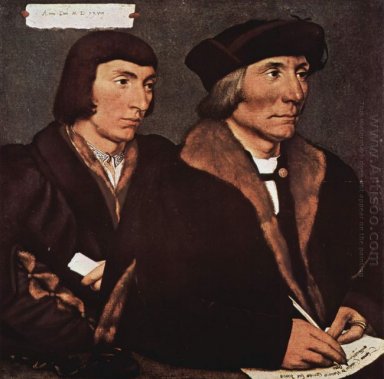Thomas Godsalve de Norwich e seu filho John 1528