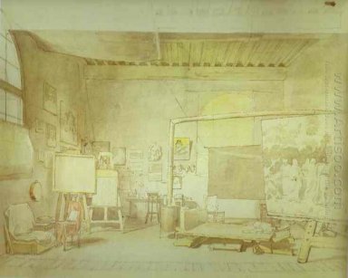 Artist\'s Workshop in Rome.