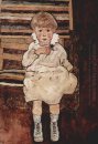 niño sentado 1918