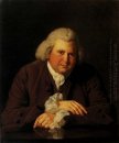 Retrato do Dr. Erasmus Darwin 1731 1802 Cientista Inventor E P