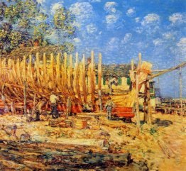 Construindo Uma escuna Provincetown
