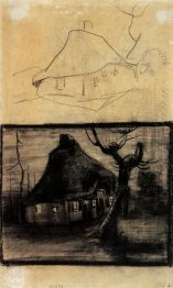 Dua Studi Of A Cottage 1885