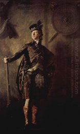Porträtt av överste Alasdair Mcdonnell i Glengarry