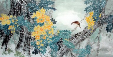 Birds & Flowers - Pittura cinese